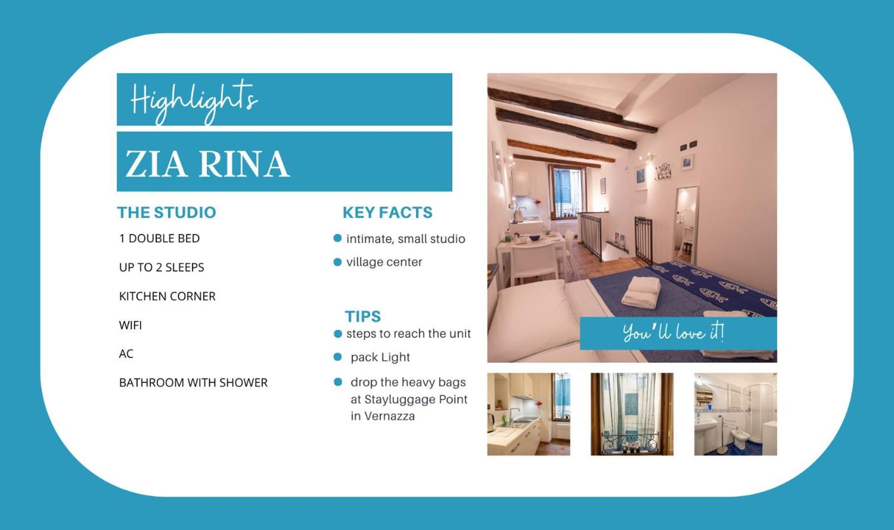 Zia Rina Studio Vernazza Exterior foto